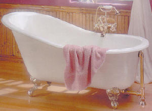 Chevoit Slipper Cast Iron Bathtub